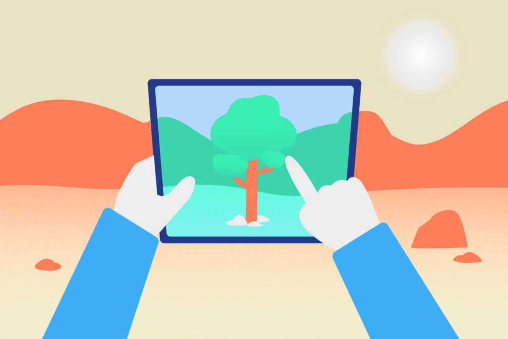 Uso de tecnología para visualizar soluciones sostenibles en el entorno
