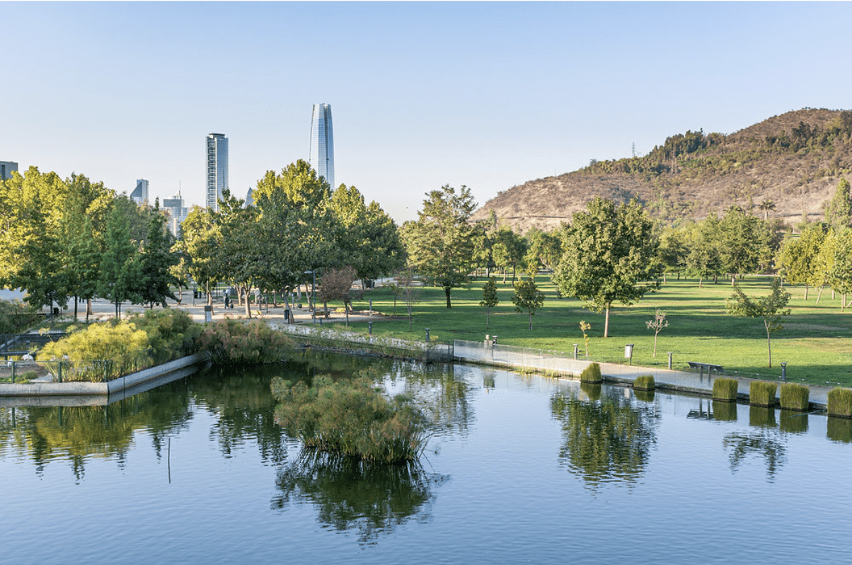 Foto de Parque Bicentenario, como muestra del esfuerzo de ciudades sostenibles