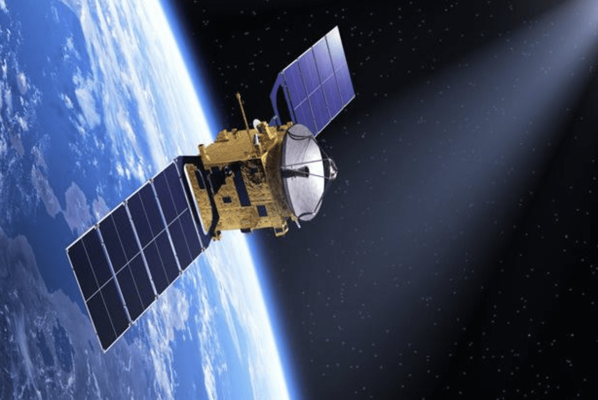 Foto de Satélite para ilustrar cómo se gestiona la banda ancha satelital